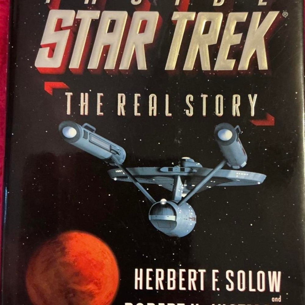 Inside Star Trek The Real Story Book Excellent Hardcover